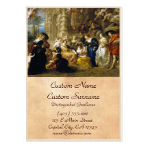Garden of Love Peter Paul Rubens  masterpiece Business Cards