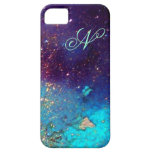 GARDEN OF THE LOST SHADOWS -Blue Turquase Monogram Case For The iPhone 5