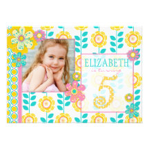 Garden Party Birthday Invitation E5