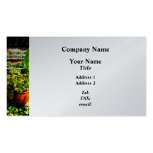 Garden Pond - Platinum Business Card
