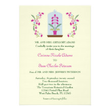 Garden Terrarium Wedding Invitation