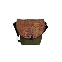 Garden Textures Messenger Bag - small