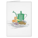 Garden Tools Garden Art Greeting Card