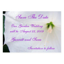 Garden Wedding Business Card Template