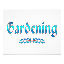 GARDENING CUSTOM INVITES