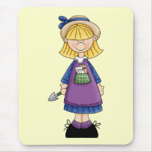 Gardening Girl 2 Mousepad