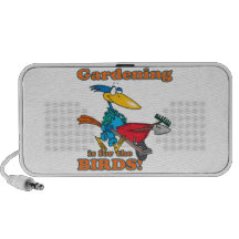 gardening is for the birds mp3 speakers