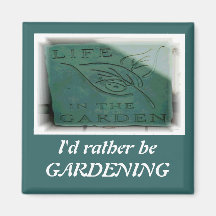 Gardening Refrigerator Magnet