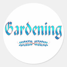 GARDENING STICKERS