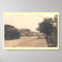 Gary IN, Broadway, 1912 Print