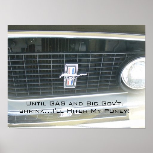 "Gas & Gov't" Poster