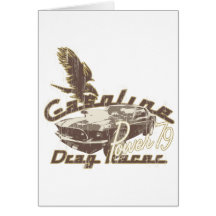 Gasoline Greeting Cards