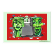 Gasps Pumps Gallery Wrap Canvas