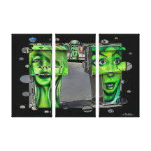 Gasps Pumps in Black Canvas Prints