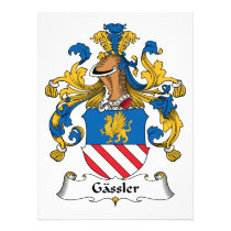 Gassler Family Crest invitations