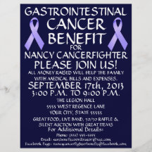 Gastrointestinal Cancer Ribbon Benefit Flyer