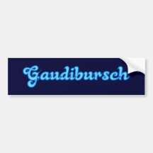 Gaudibursch Bayern bayrisch bayerisch Bavaria Autoaufkleber