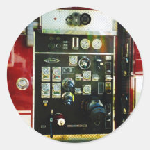 Gauges on Fire Truck Stickers