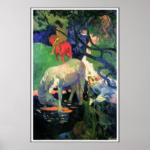 Gauguin Poster Print : The White Horse