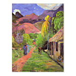 Gauguin - Road in Tahiti Post Cards