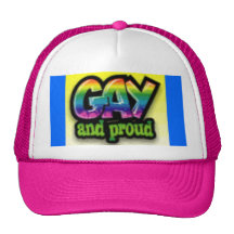 Gay and proud trucker hats