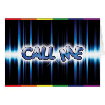 Gay Cards - Call Me 01