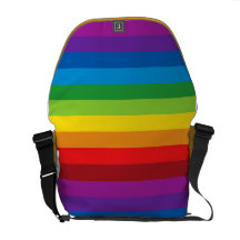 Gay flag messanger bag courier bag