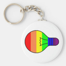 Gay Pride - Bulb Key Chain