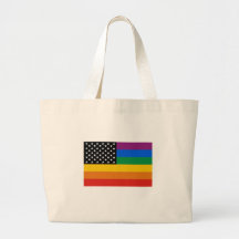 Gay Pride Flag Canvas Bag