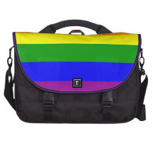 Gay Pride Flag / Rainbow Flag Laptop Messenger Bag
