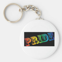 Gay Pride Key Chain
