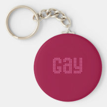 Gay stars key chain