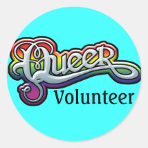 GAY STICKERS - Queer Volunteer