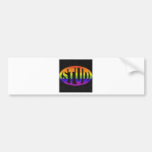 gaystud bumper sticker