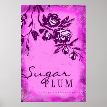 GC | Sugar Plum Rose Poster