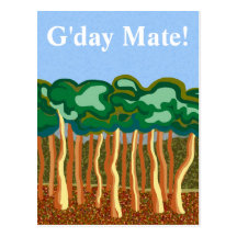 G'day Mate Postcard