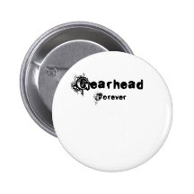 gearhead design pinback buttons