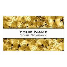 Gears #2 Customizable Business Card Templates