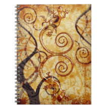 Gecko Spiral Twins Note Book