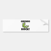 Geckos Rock Bumper Stickers