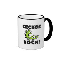 Geckos Rock Coffee Mugs