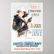 Gee I Wish I were a MAN Print
