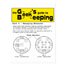 Geek Beekeeping (Networks) - Postcard