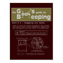 Geek Beekeeping (Swapping Cards) - Postcard