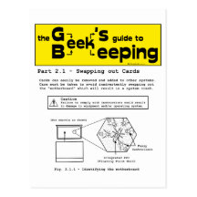 Geek Beekeeping (Swapping Cards) - Postcard