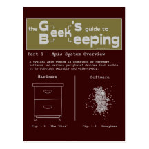 Geek Beekeeping (System Overview) - Postcard