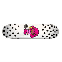 geek girl custom skate board