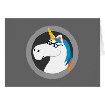 Geekicorn Greeting Cards