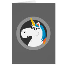 Geekicorn Greeting Cards