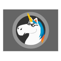 Geekicorn Post Card